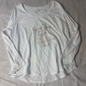 Terra & Sky White Long-Sleeve Graphic Tee